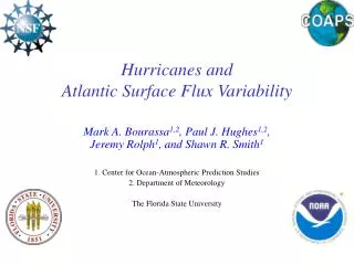 Hurricanes and Atlantic Surface Flux Variability