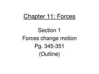 chapter 11 forces