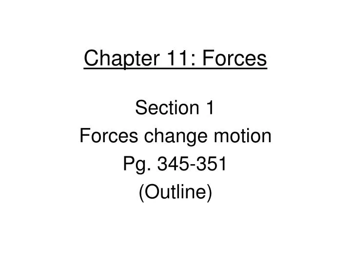 chapter 11 forces