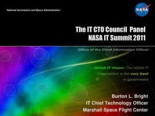 The IT CTO Council Panel NASA IT Summit 2011