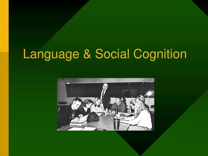 language social cognition