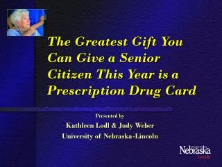 The Greatest Gift You Can Give a Senior Citizen This Year is a Prescription Drug Card