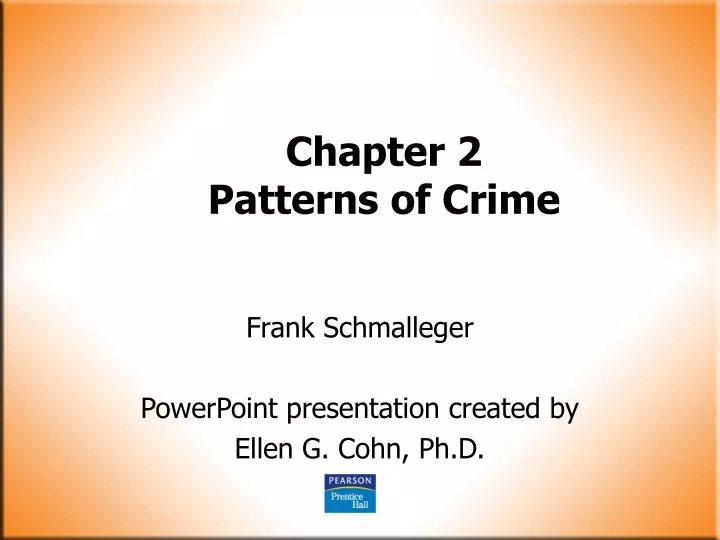 chapter 2 patterns of crime