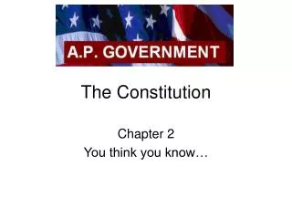 The Constitution