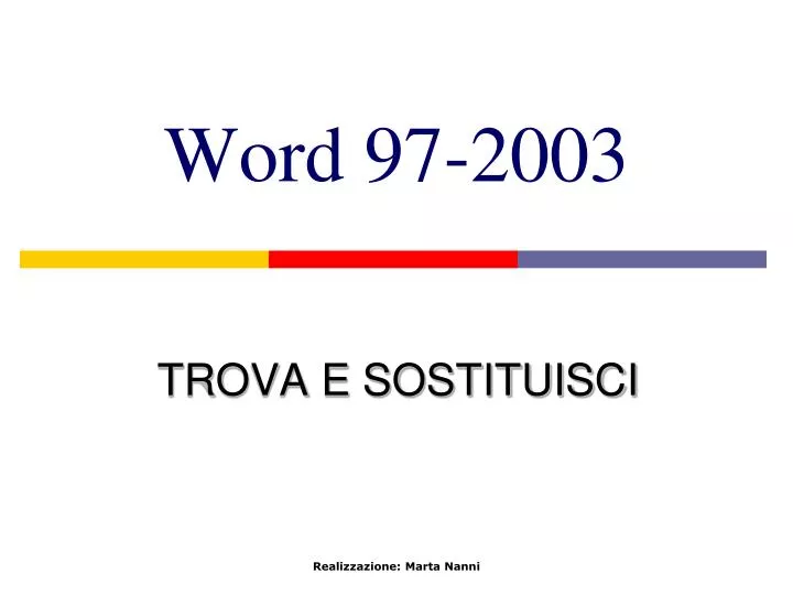word 97 2003