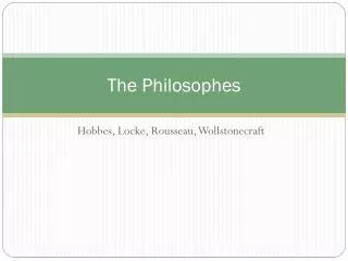 The Philosophes