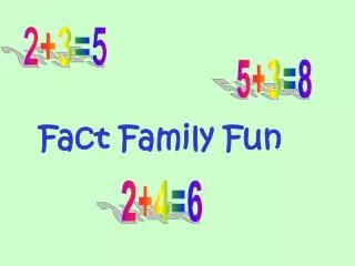 Fact Family Fun