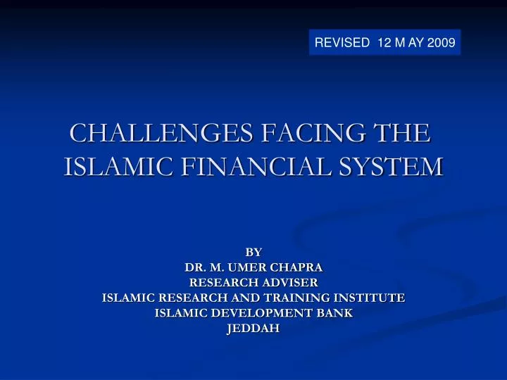 challenges facing the islamic financial system