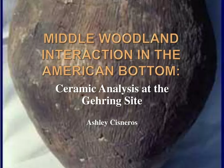 middle woodland interaction in the american bottom
