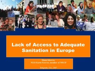 Lack of Access to Adequate Sanitation in Europe