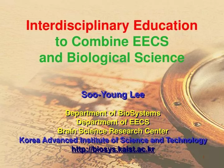 interdisciplinary education to combine eecs and biological science
