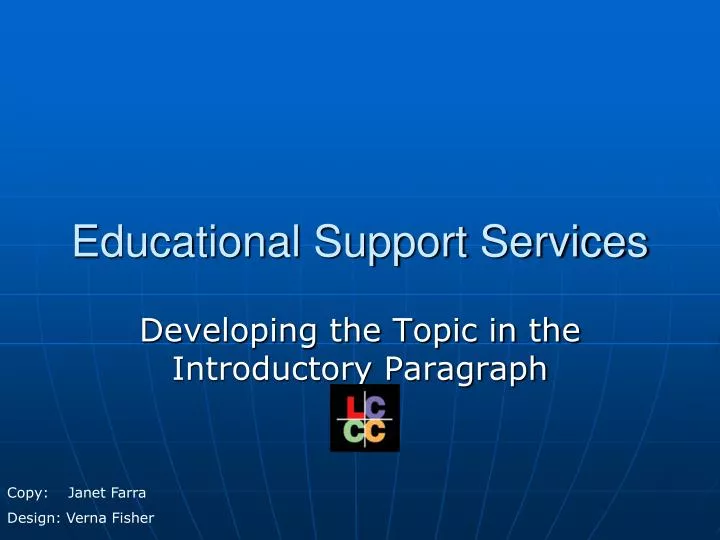 educational support services