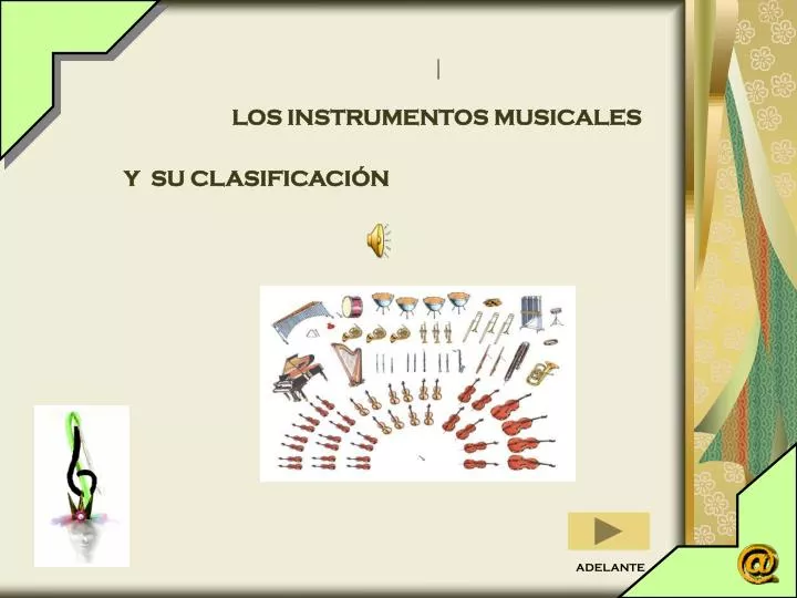 los instrumentos musicales