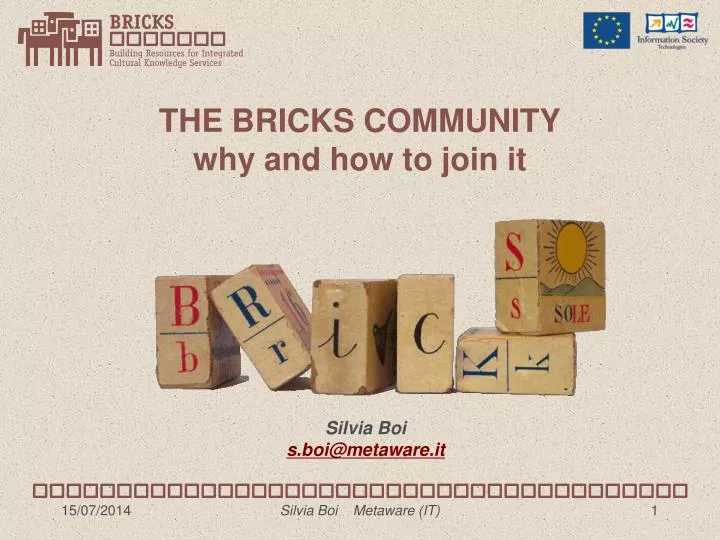 the bricks community why and how to join it