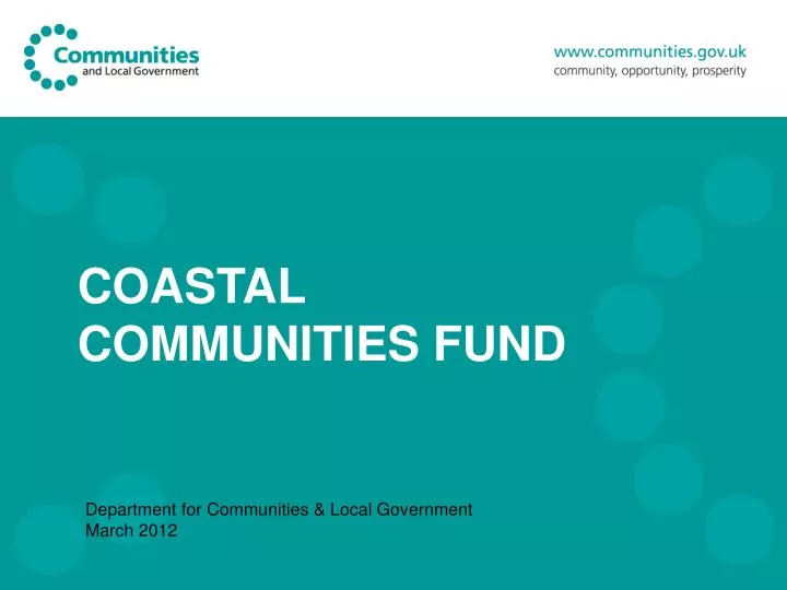 coastal communities fund