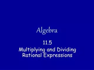 algebra
