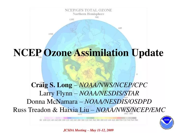 ncep ozone assimilation update
