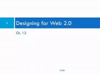 Designing for Web 2.0