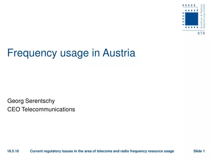 frequency usage in austria