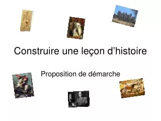 construire une le on d histoire