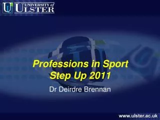 Professions in Sport Step Up 2011