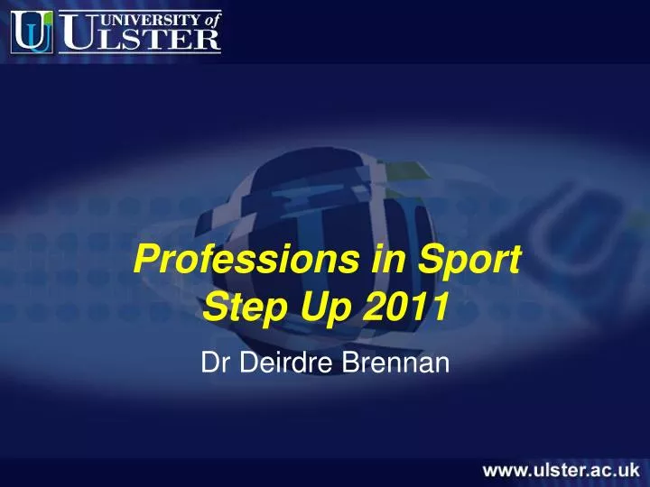 professions in sport step up 2011