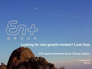 Looking for new growth models? Look East