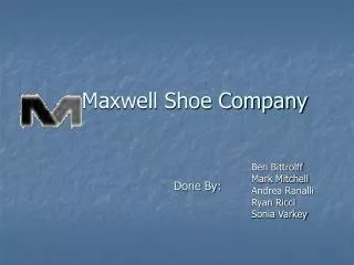 Maxwell Shoe Company