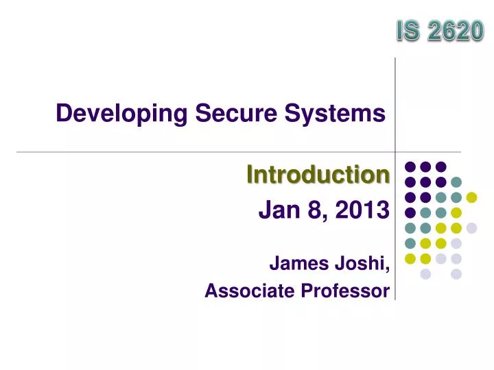 developing secure systems