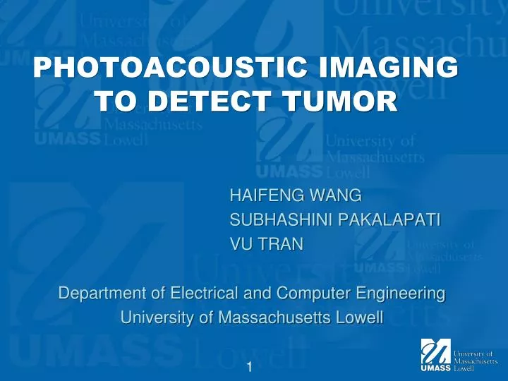 photoacoustic imaging to detect tumor