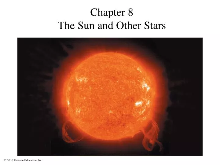 chapter 8 t he sun and other stars