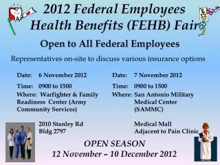 Open to All Federal Employees