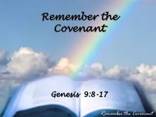 Remember the Covenant