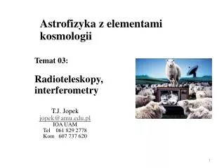 Astrofizyka z elementami kosmologii