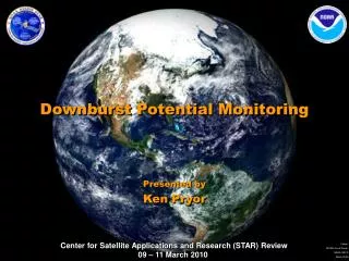 Downburst Potential Monitoring