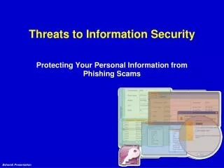 Threats to Information Security