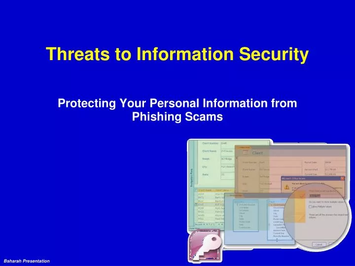 threats to information security