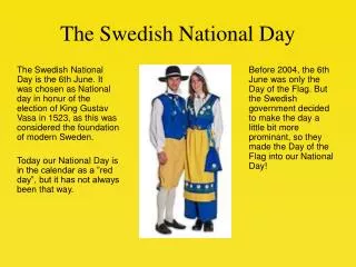 The Swedish National Day