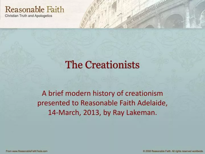the creationists