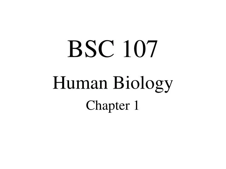 bsc 107