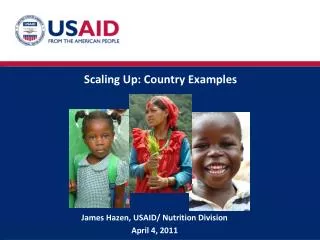 Scaling Up: Country Examples