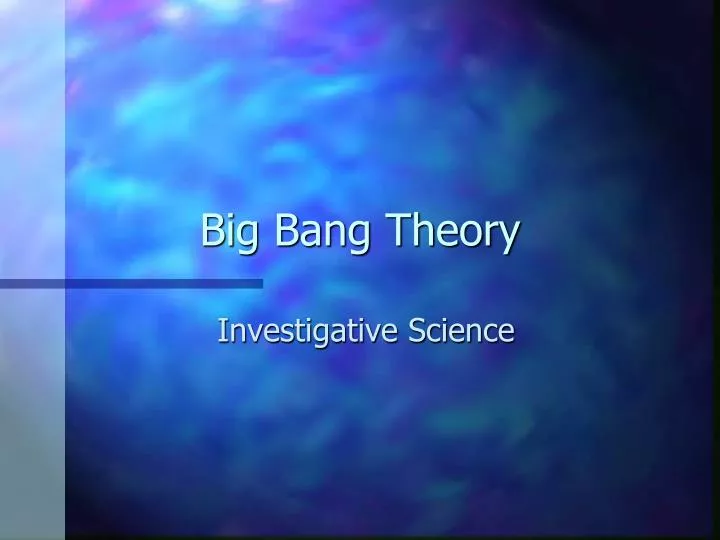 big bang theory