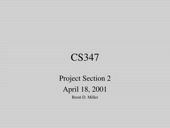 cs347