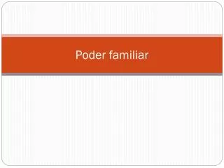 poder familiar