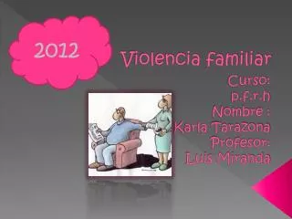violencia familiar