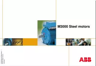 M3000 Steel motors