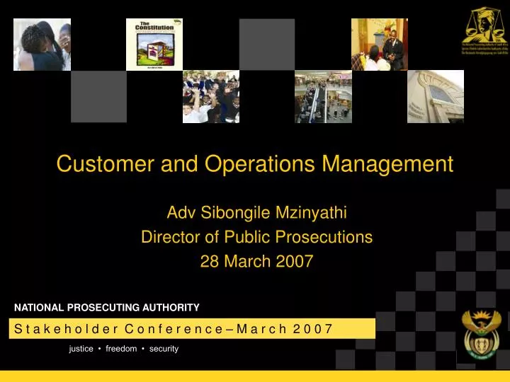 customer and operations management