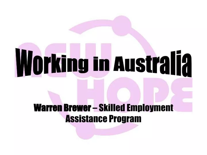 warren brewer skilled employment assistance program