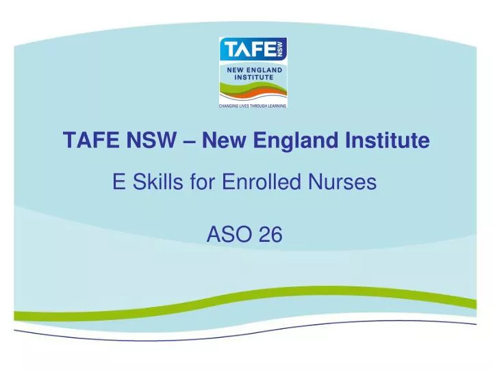 tafe nsw new england institute
