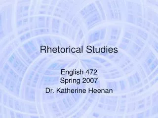 Rhetorical Studies